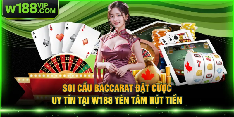 Soi cầu Baccarat đặt cược uy tín tại W188 yên tâm rút tiền